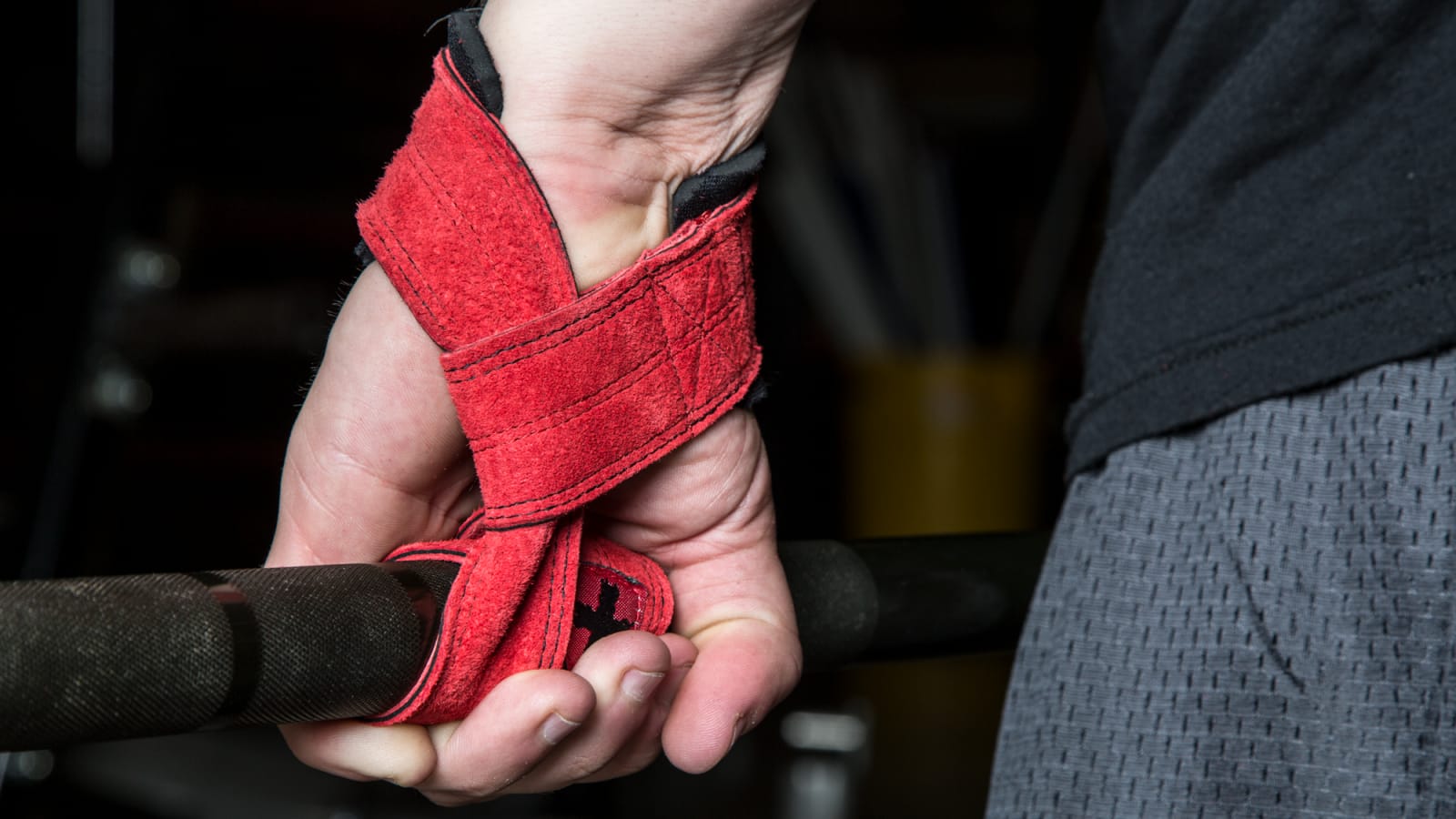 Harbinger Padded Leather Lifting Straps